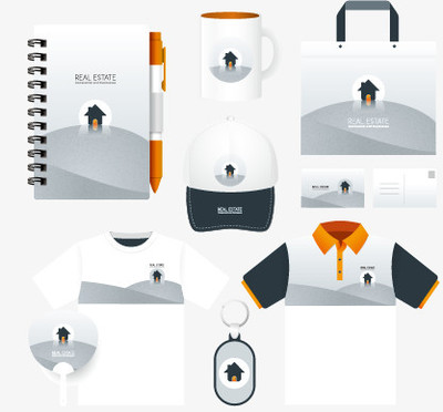 矢量企業(yè)辦公用品VI設計 塑造專業(yè)企業(yè)形象的藝術(shù)